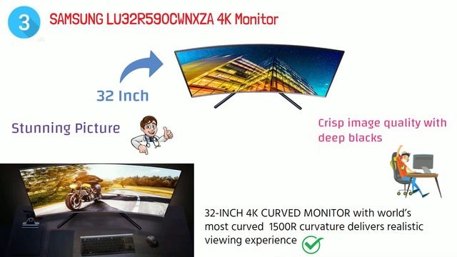 Top 5 Best 4K Monitors Under 500$ | Best 4K Monitors Available On Amazon (Buyer's Guide) смотреть онлайн
