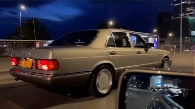 W126 260SE x AMG Aero I x Warsaw by night смотреть онлайн