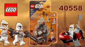 Обзор на LEGO Star Wars 40558 командная станция клонов