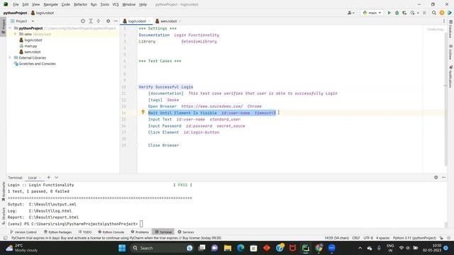 login page using robot framework by python смотреть онлайн