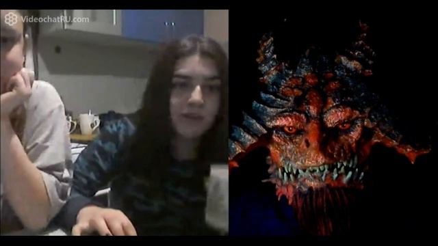 Реакция на ДЕМОНА в чат рулетке!!! смотреть онлайн