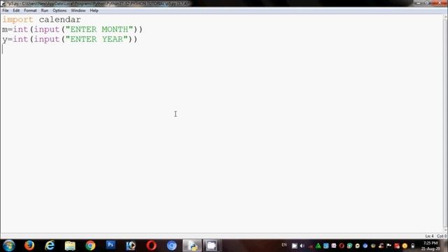 Python Program to Display Calendar in Tamil смотреть онлайн