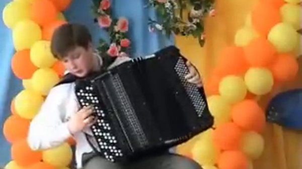 Hrustevich plays V.Chernikov. "The Lonely Harmonica" Черников "Одинокая гармонь"