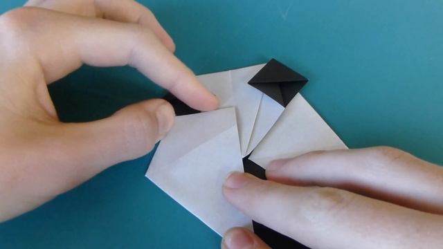 Origami Panda Face Tutorial смотреть онлайн