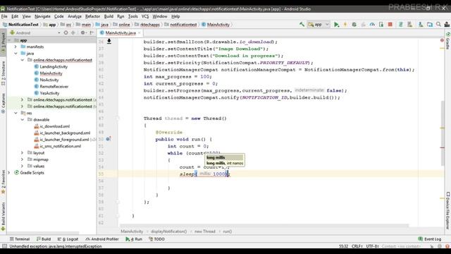 Android tutorial (2018) - 49- Notification with Progress Bar смотреть онлайн