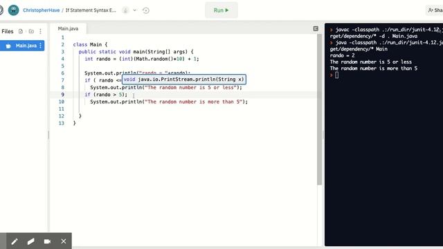 If Statement Syntax Error смотреть онлайн
