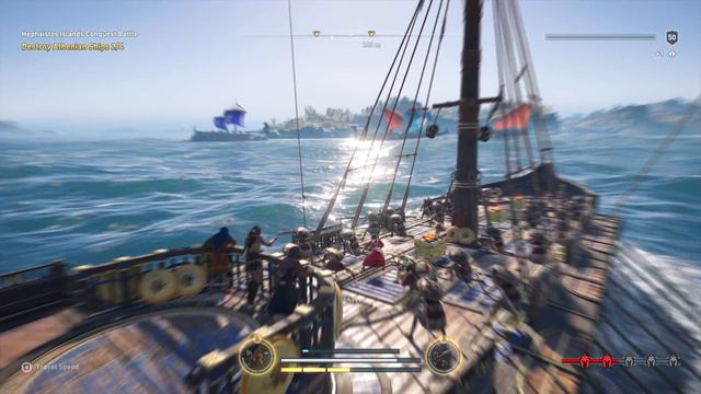 Assassin's Creed Odyssey - Level 52 Ship Boss Battle (Ultimate Naval Conquest Battle) смотреть онлайн