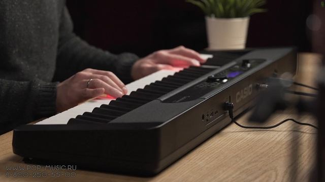 Casio LK-S450 - домашний синтезатор с подсветкой клавиш смотреть онлайн