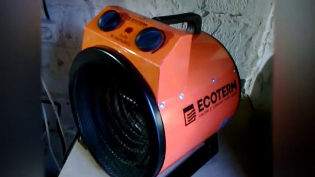 Видеоотзыв Дмитрия на пушку тепловую ECOTERM EHR-031/A смотреть онлайн