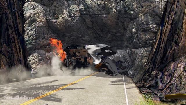 Cars Vs Chain #9 - BeamNG DRIVE | SmashChan