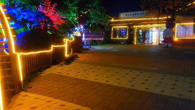 Южная Корея город Pocheon. Прогулка по вечернему парку с семьёй.#koreavlog