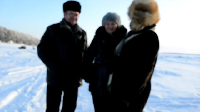 Красоты реки Обь перед Крещением. смотреть онлайн