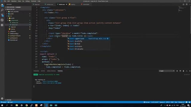 VueJs Tutorial for beginners 2019 - Create a Todo App - Part 2 смотреть онлайн