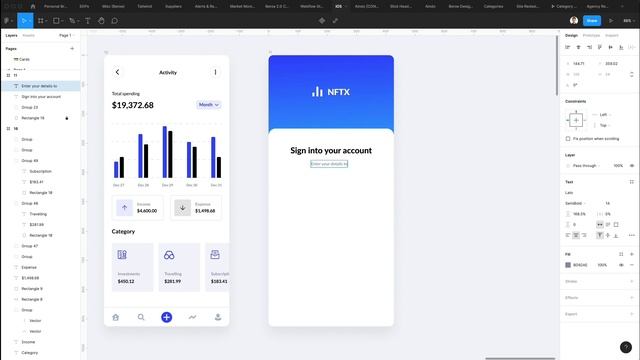 How to Design a NFT App in Figma Tutorial смотреть онлайн