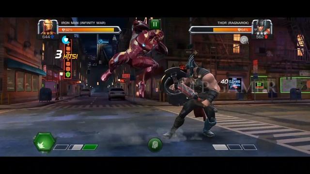 IRON MAN Vs THOR EPIC BATTLE MARVEL SUPERHEROES MARVEL Contest of Champions Super Hero Fighting gam смотреть онлайн