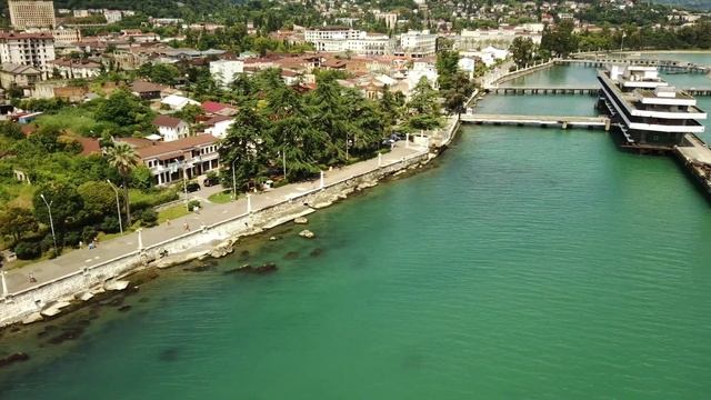 СУХУМ 2022 НАБЕРЕЖНАЯ с высоты птичьего полета