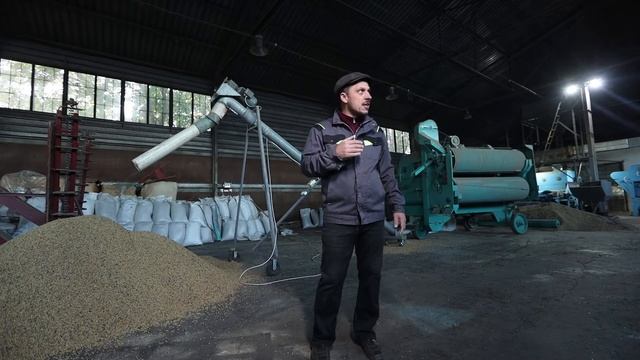 Очистка семян сои с помощью СМ-4. Решёта.ру смотреть онлайн