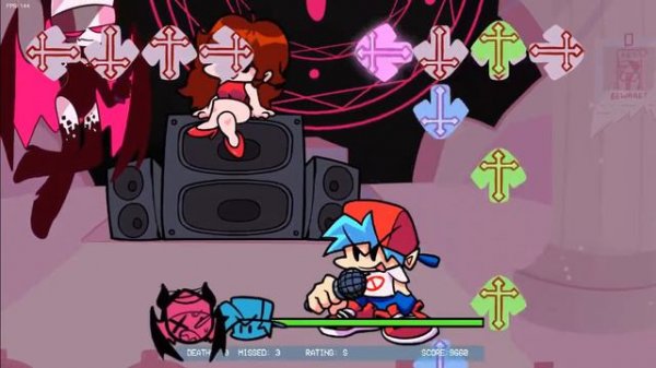 Прохождения мода Mid-Fight Masses на харде!+русские диалоги|Friday Night Funkin Mid-Fight Masses mo