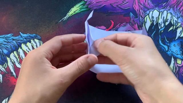 Origami Tent/оригами палатка (очень просто) смотреть онлайн