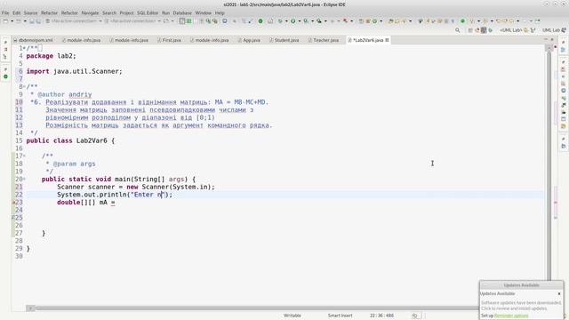 JavaDoc, System.In, arrays смотреть онлайн