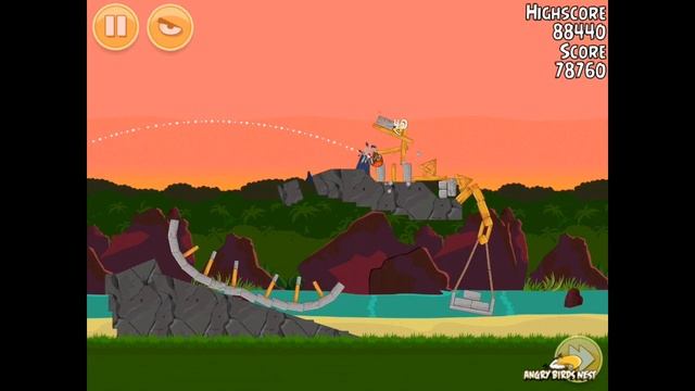 Angry Birds Surf and Turf Level 30 Walkthrough 3 Star смотреть онлайн