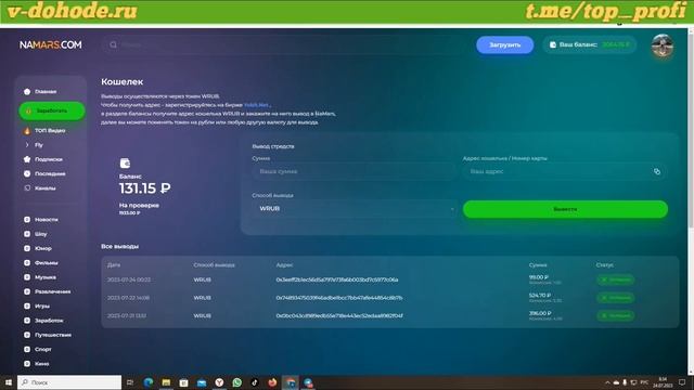 Заработок без вложений на просмотре видео смотреть онлайн
