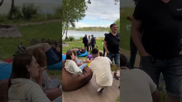 Шатер Астра на Круглом озере, организация мероприятий в шахтах у воды. смотреть онлайн