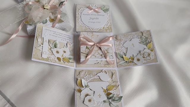 Paper Heaven Złota Dama, Women In Gold - Exploding Box, Scrapbooking