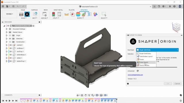 Exporting SVGs from Fusion 360 for laser cutting смотреть онлайн