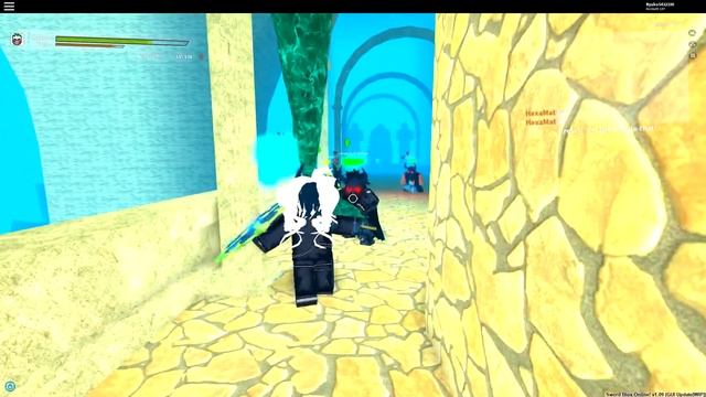 ROBLOX :: SWORD BLOX ONLINE FLOOR 9 MINIBOSS смотреть онлайн