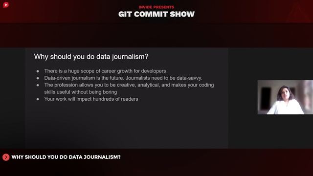 Scope of data journalism for developers | CareerTalk by Rangoli Agrawal | Git Commit Show - S3Ep8 смотреть онлайн