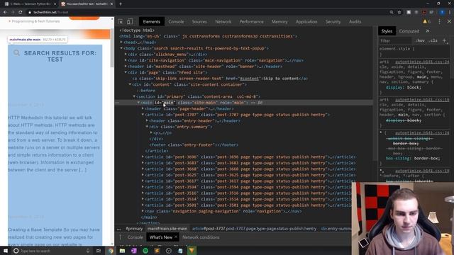 Python Selenium Tutorial #2 - Locating Elements From HTML смотреть онлайн