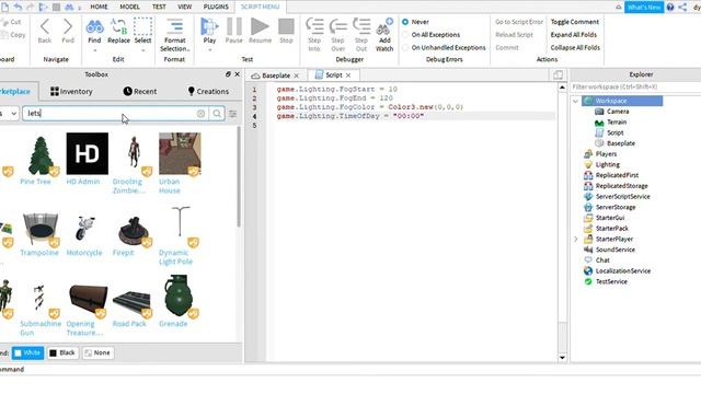 HOW TO MAKE DARKNESS AT ROBLOX STUDIO смотреть онлайн