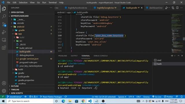 How to generate Release SHA key in react native смотреть онлайн