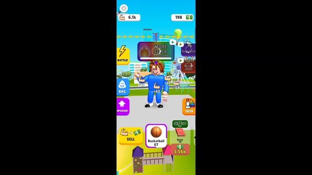 Playing Lifting Hero (gameplay)