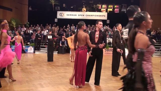 GERMAN OPEN CHAMPIONSHIPS 2010 - IDSF GRAND SLAM LATIN - RUMBA 1 R4 смотреть онлайн