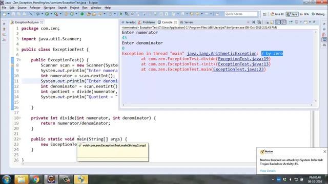 4 Core Java Exception Handling смотреть онлайн