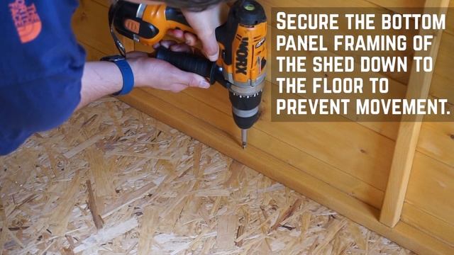 Mercia 8 X 6 Shiplap Double Door Shed Installation