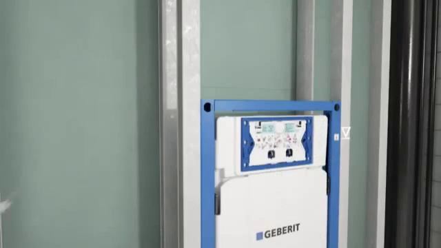 Инсталляция GEBERIT Duofix UP320 ( для системы KNAUF из ГВЛ) смотреть онлайн