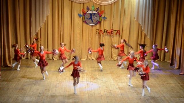 Образцовый ансамбль эстрадного танца "Драйв" - Черлидинг (Танцевальная планета - 2015) смотреть онлайн