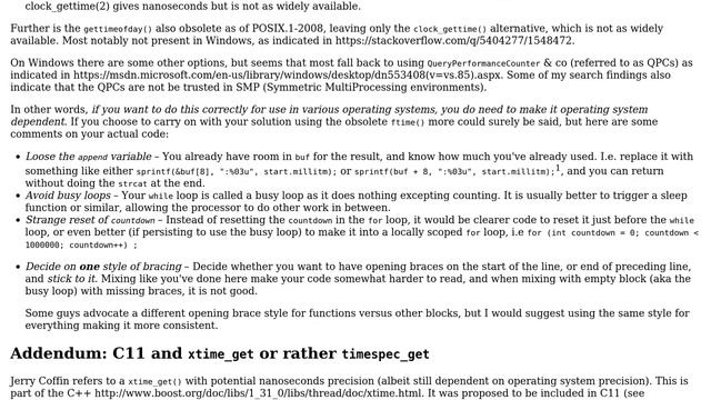 Code Review: Timestamp function with millisecond precision (2 Solutions!!) смотреть онлайн