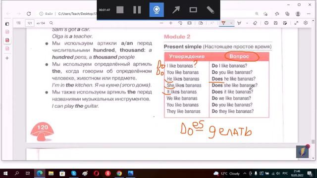 презент симпл, вопрос смотреть онлайн
