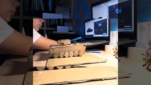 Делаю кв-1 из картона! смотреть онлайн