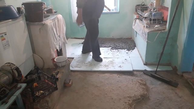 Утеплення підлоги твердим пінопластом