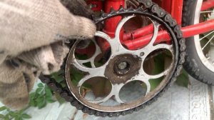 Как сделать мотоцикл из велосипеда своими руками | Установка мотора 160cc на велосипед. Прёт 60 км/