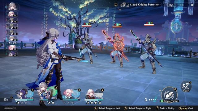 Memory of Chaos 10 (2 Stars, 22 Cycles Left), 1 Healer, No Seele & Silver Wolf | Honkai: Star Rail смотреть онлайн