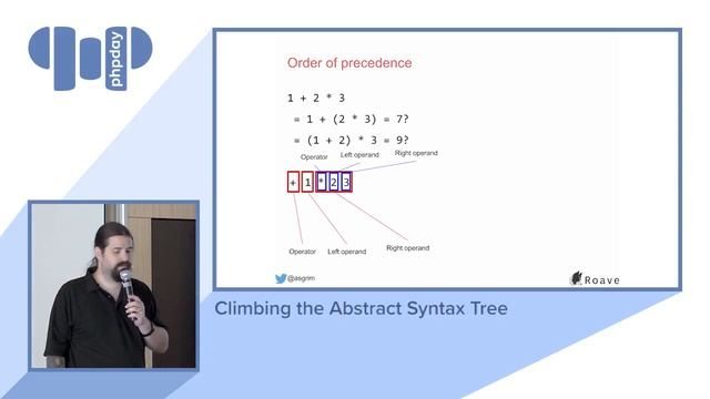 James Titcumb - Climbing the Abstract Syntax Tree - phpDay 2017 смотреть онлайн