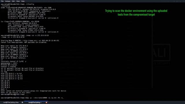 Attack Scenario: Hacking Docker and Pivoting смотреть онлайн