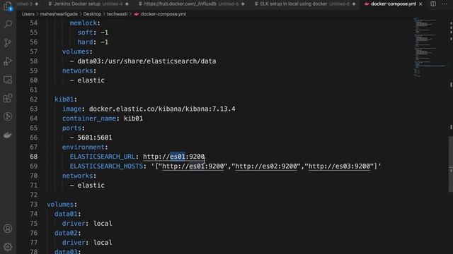 ELK- ElasticSearch, LogStash, kibana local setup using docker смотреть онлайн