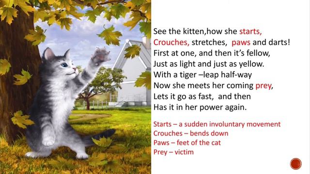 The Kitten at Play by William Wordsworth смотреть онлайн